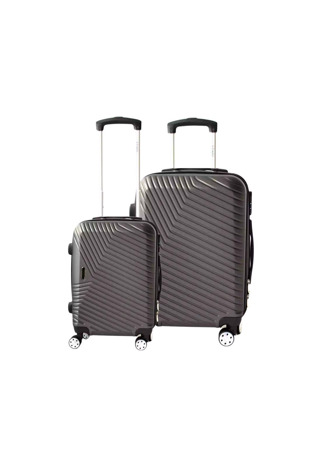 Set 3 Maletas Equipaje Cabina Ruedas - Gris-2