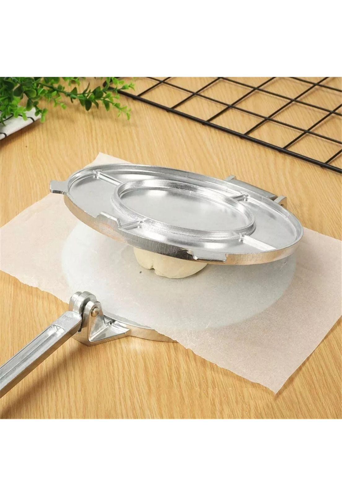 Prensa Tortillas Cocina Acero Inoxidable 20 CM-3