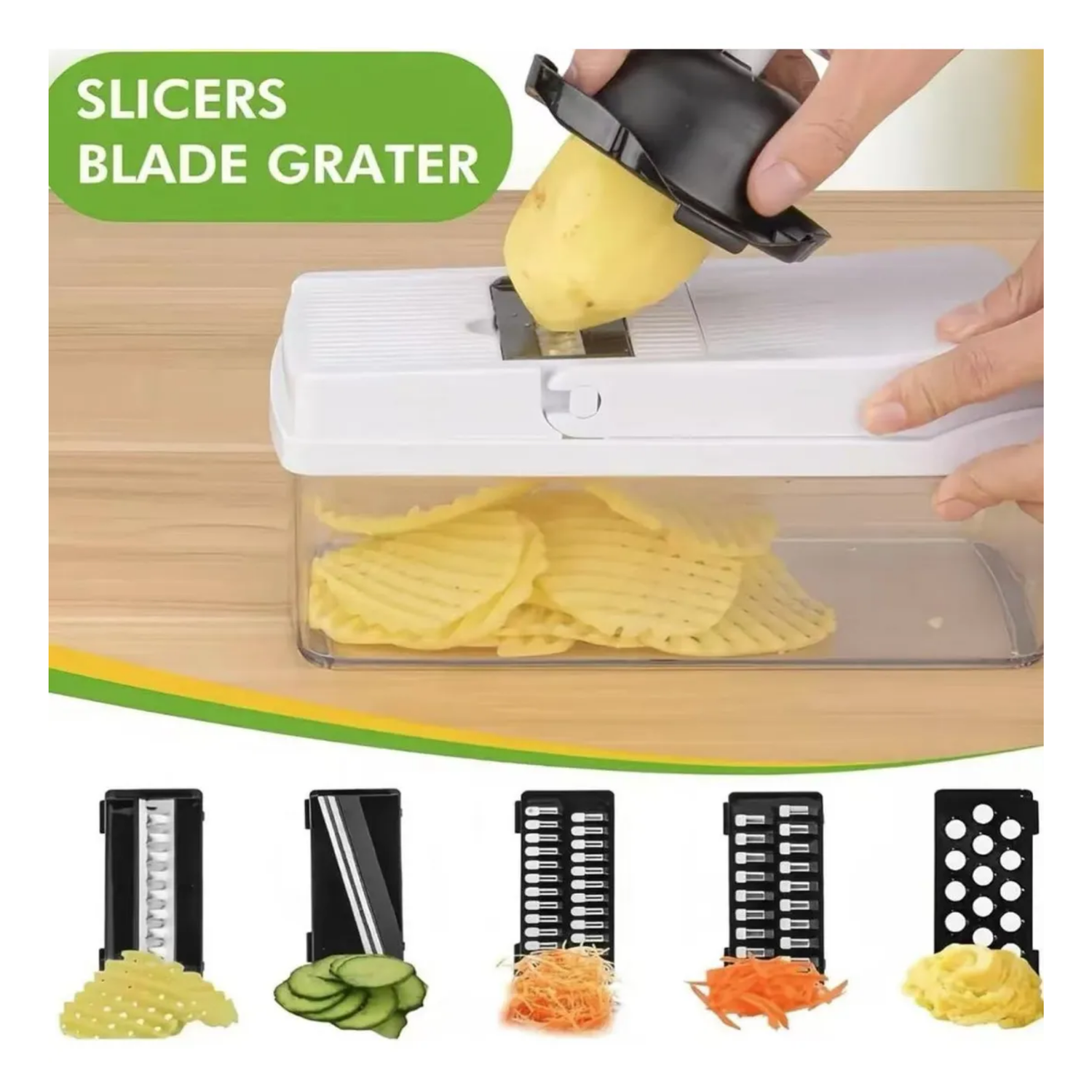 Picador Cortador Verdura Multifuncional 26 En 1-4