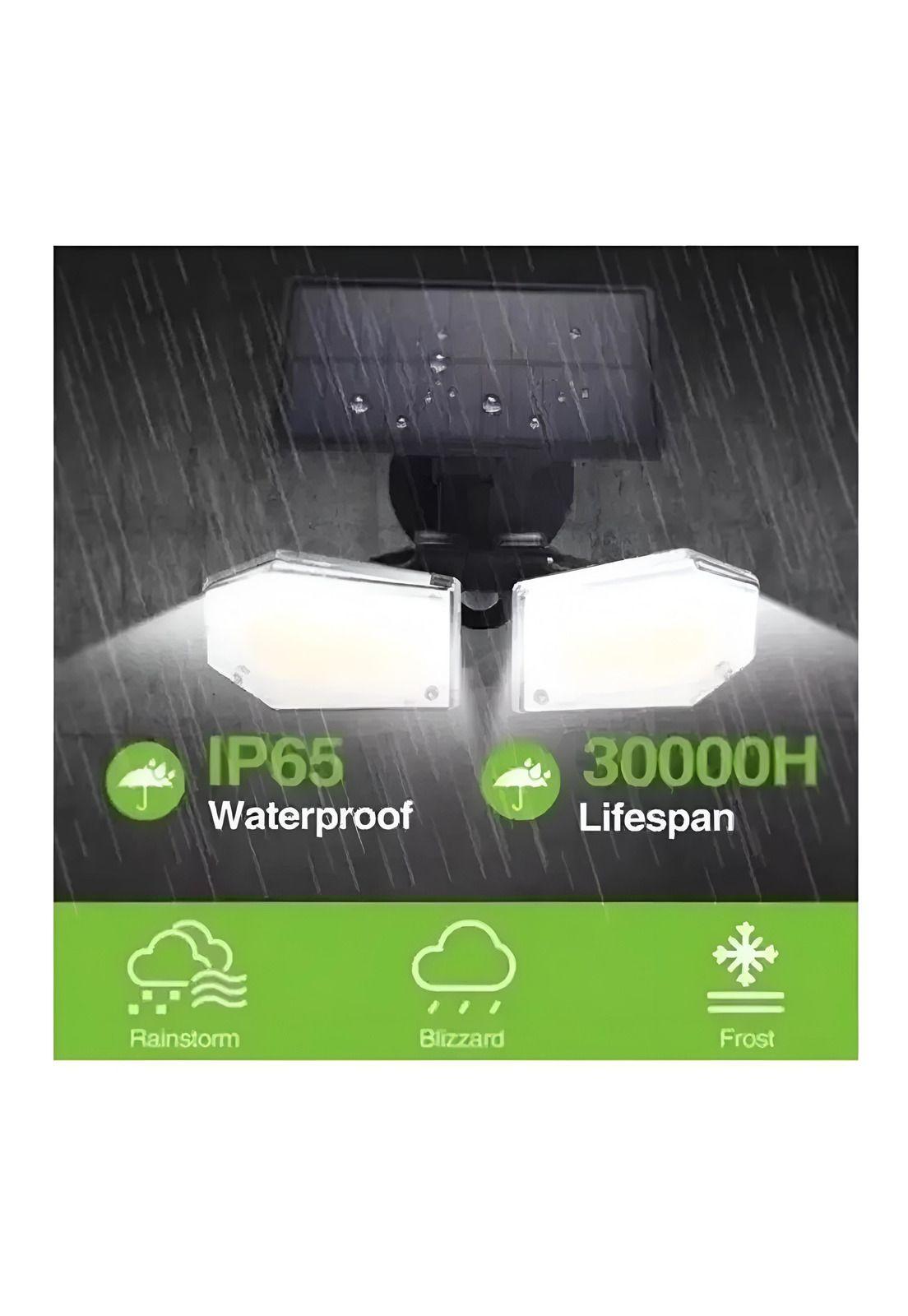 Foco Solar Luz LED Sensor Movimiento-4