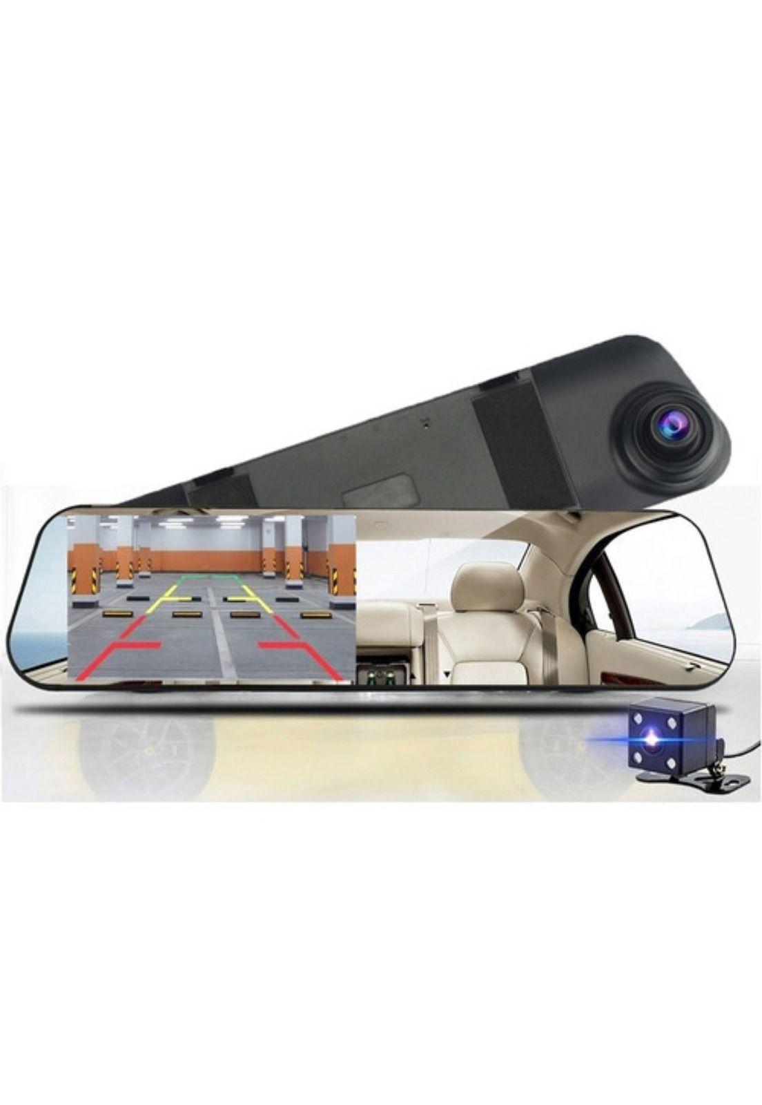 Espejo Retrovisor Auto Cámara Retroceso Cámara DVR 4.6-4