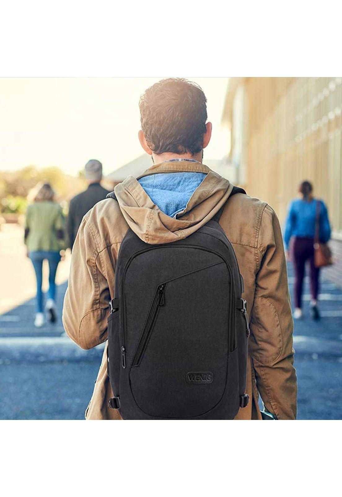 Mochila Antirrobo 30 LT Cable USB Negro-4