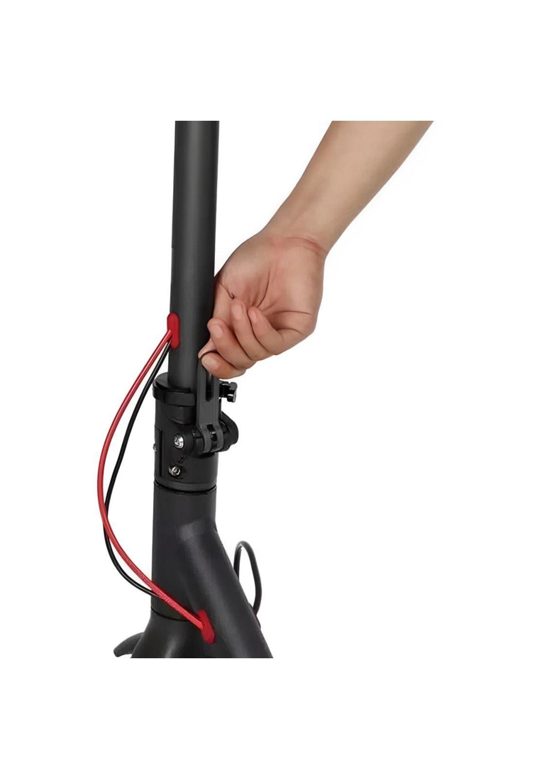 Scooter Eléctrico Pegable Luz Led Adulto 25 Km/H Negro-2