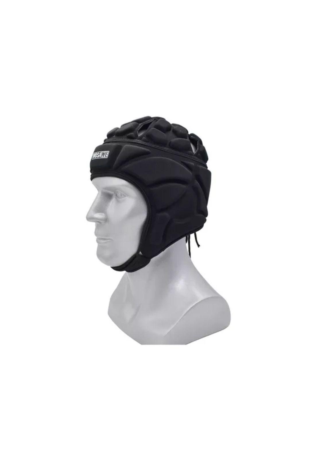 Casco Protector Rugby Arquero L Negro-3