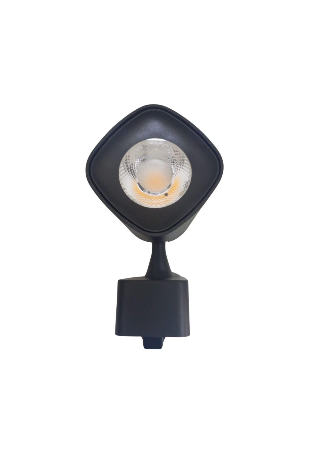 Foco Lámpara Riel Techo Luz LED 30 Watt Interior Exterior Negro-3