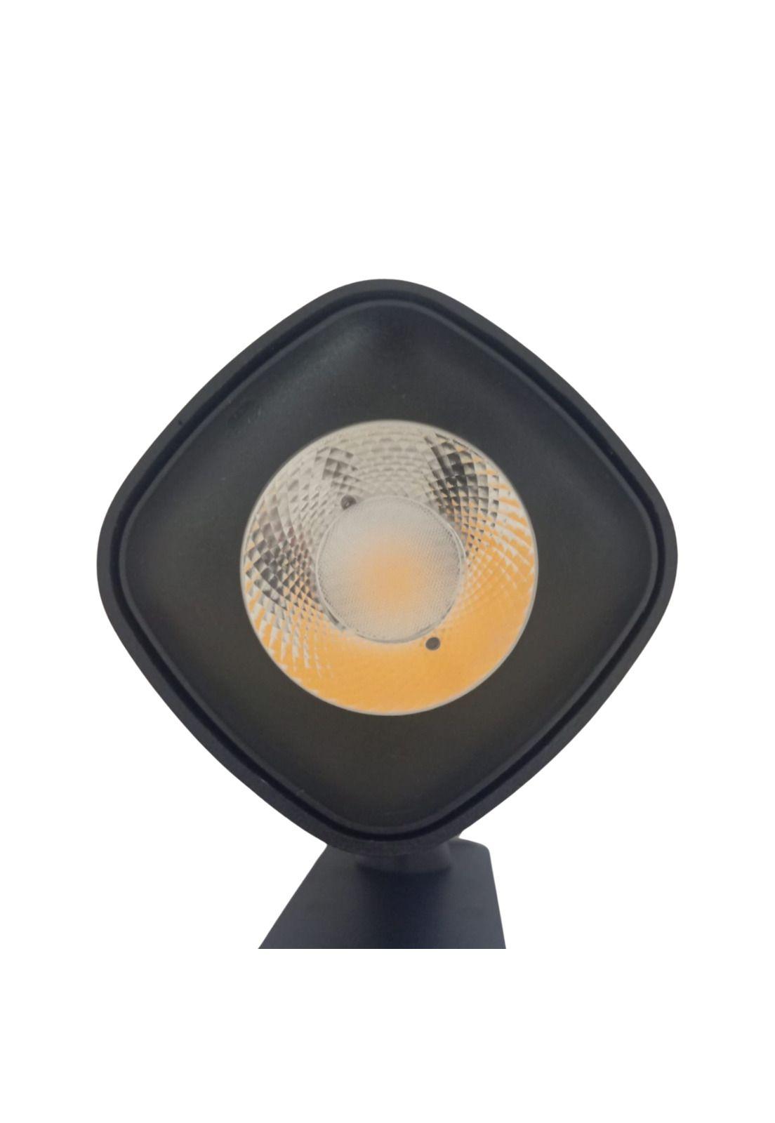 Foco Lámpara Riel Techo Luz LED 30 Watt Interior Exterior Negro-5