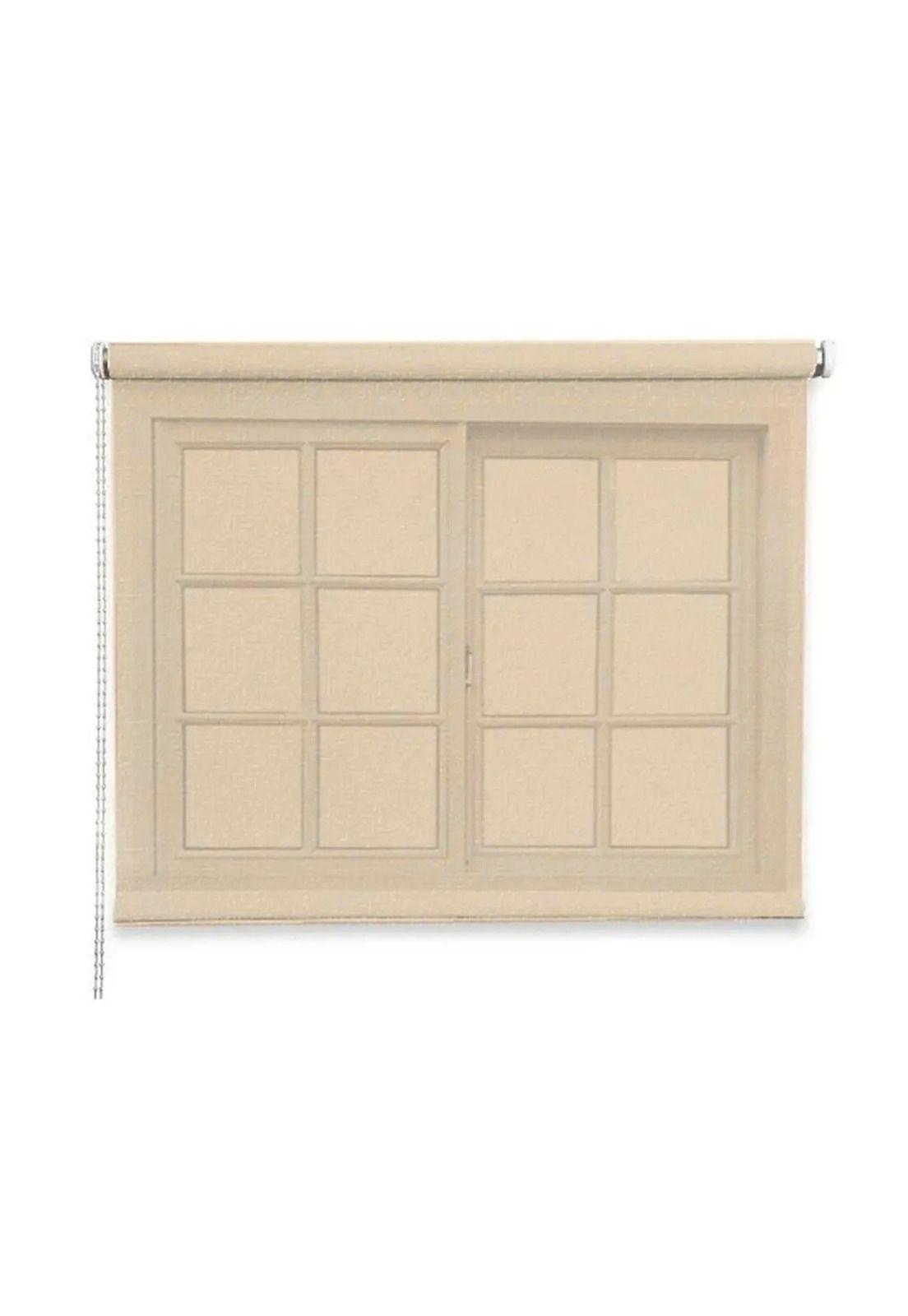 Cortina Roller Rustica Deluxe 100x160 CM Beige-2