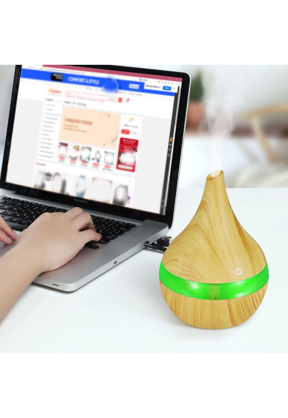 Humidificador Difusor Aroma Luz Café-4