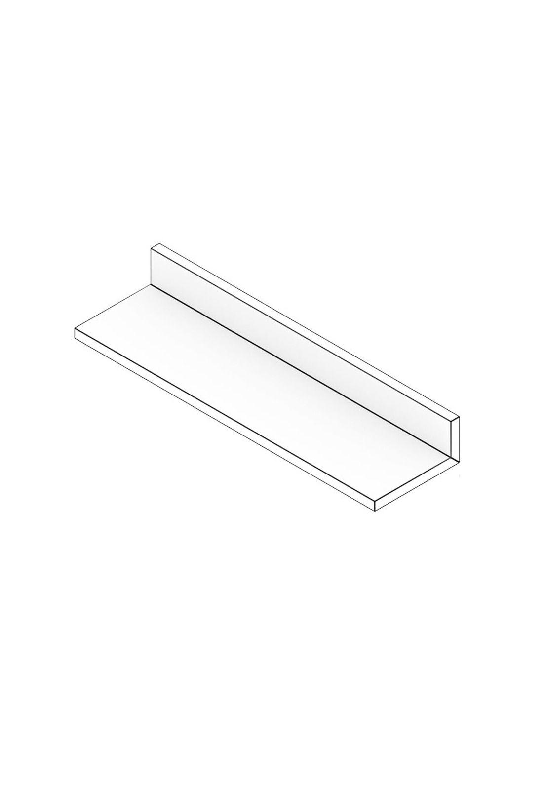 Set 4 Repisas Flotantes Rectas Soporte Café Claro 2x 40 CM - 2x 60 CM-3