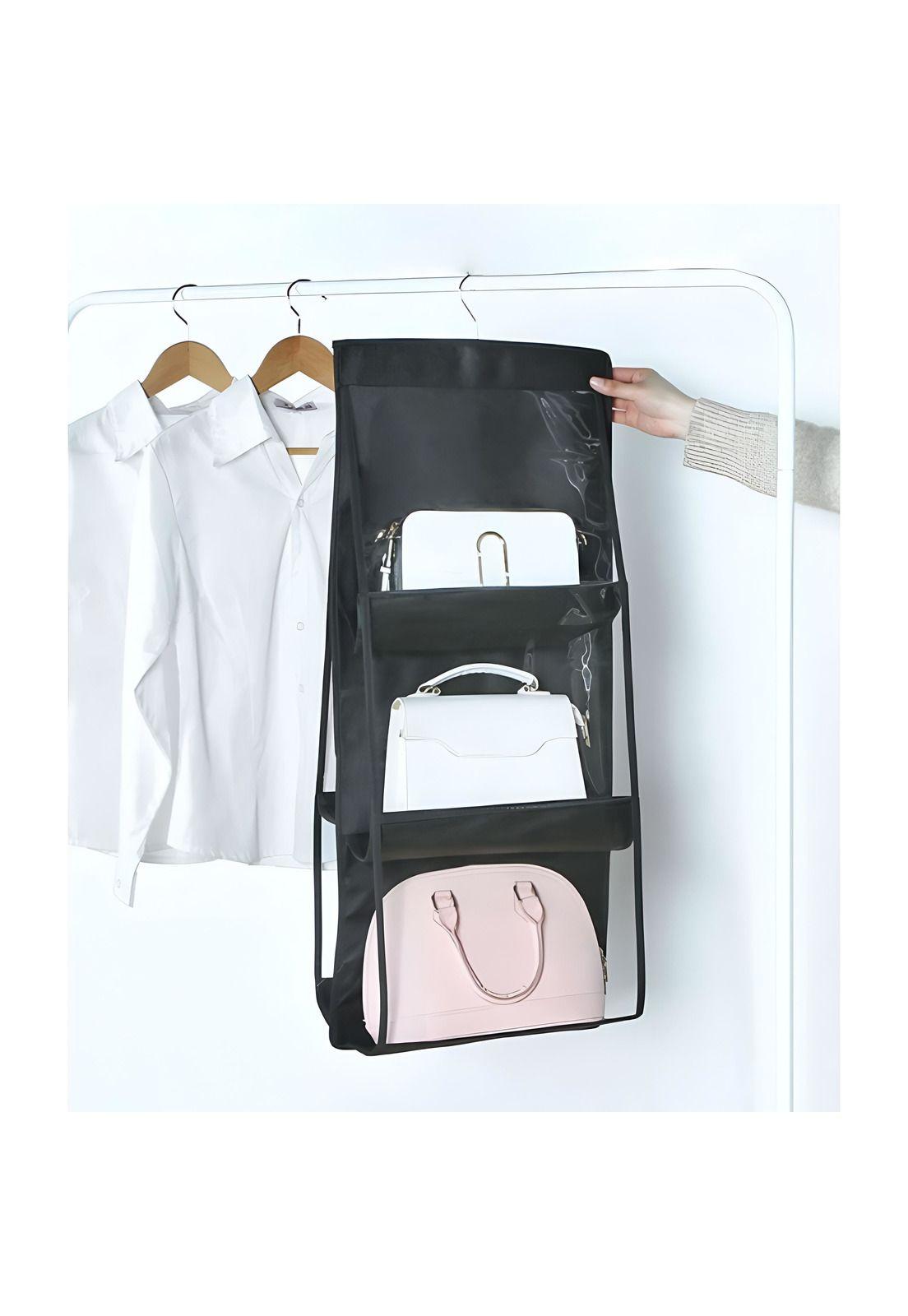 Organizador Closet Plegable Ropa 5 Bolsillos Blanco-5