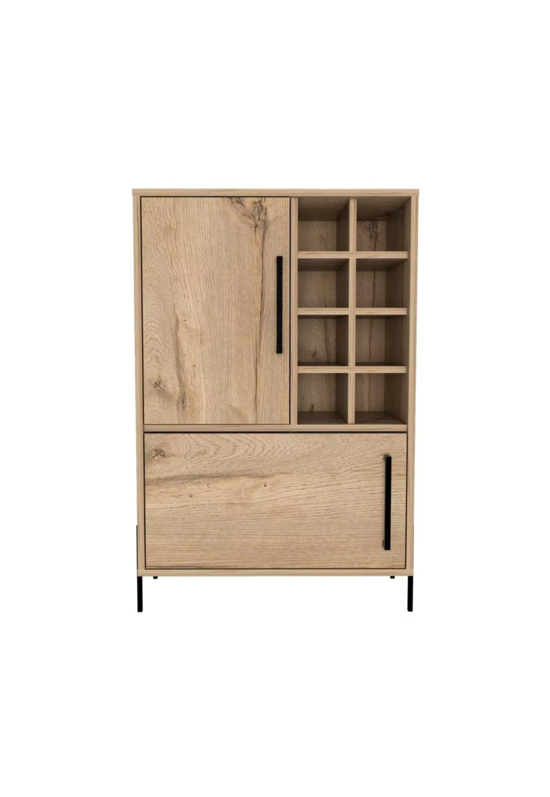 Mueble Bar 2 Puertas 94,1x63,45x34,6 CM Madera-2