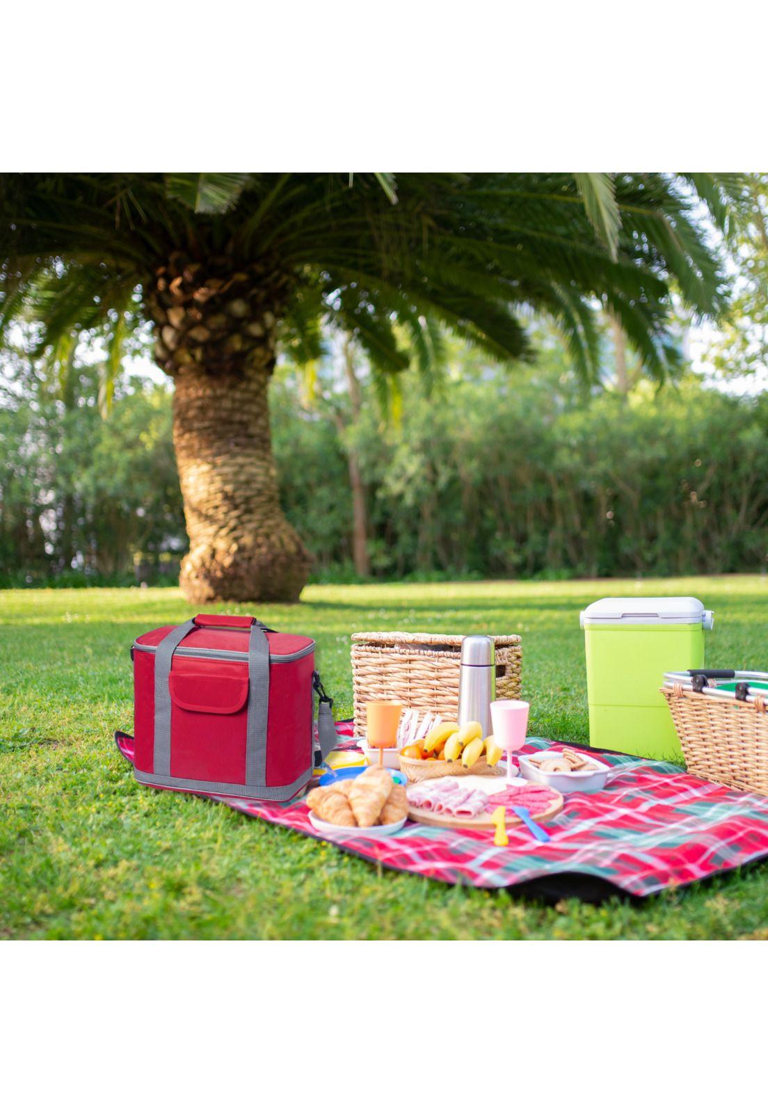 Bolso Cooler Sindy 37x29x21 CM Rojo-4
