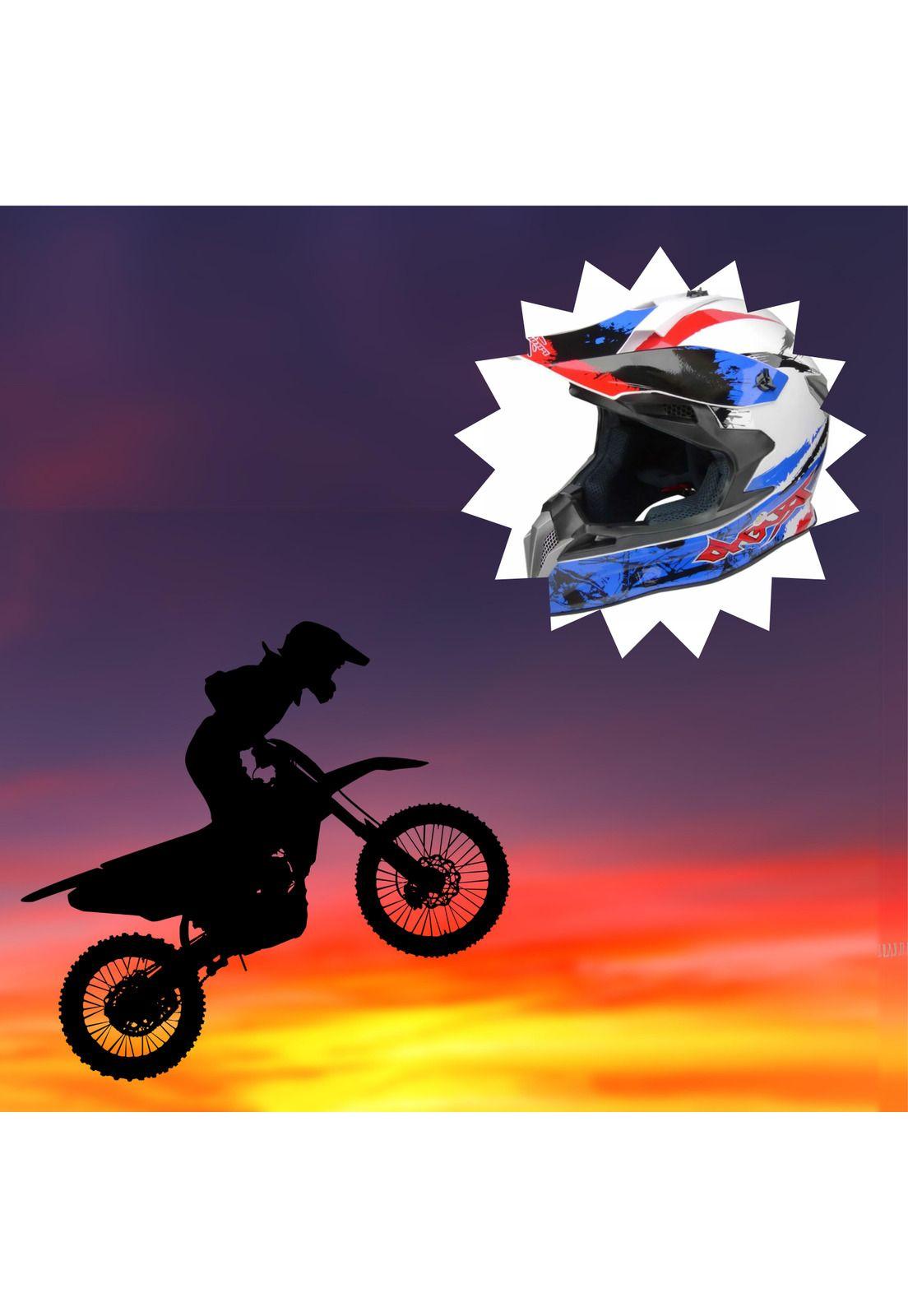 Casco Motocross Bicicleta Knight Trueno Pro-Biker PRO-188 Certificado-5
