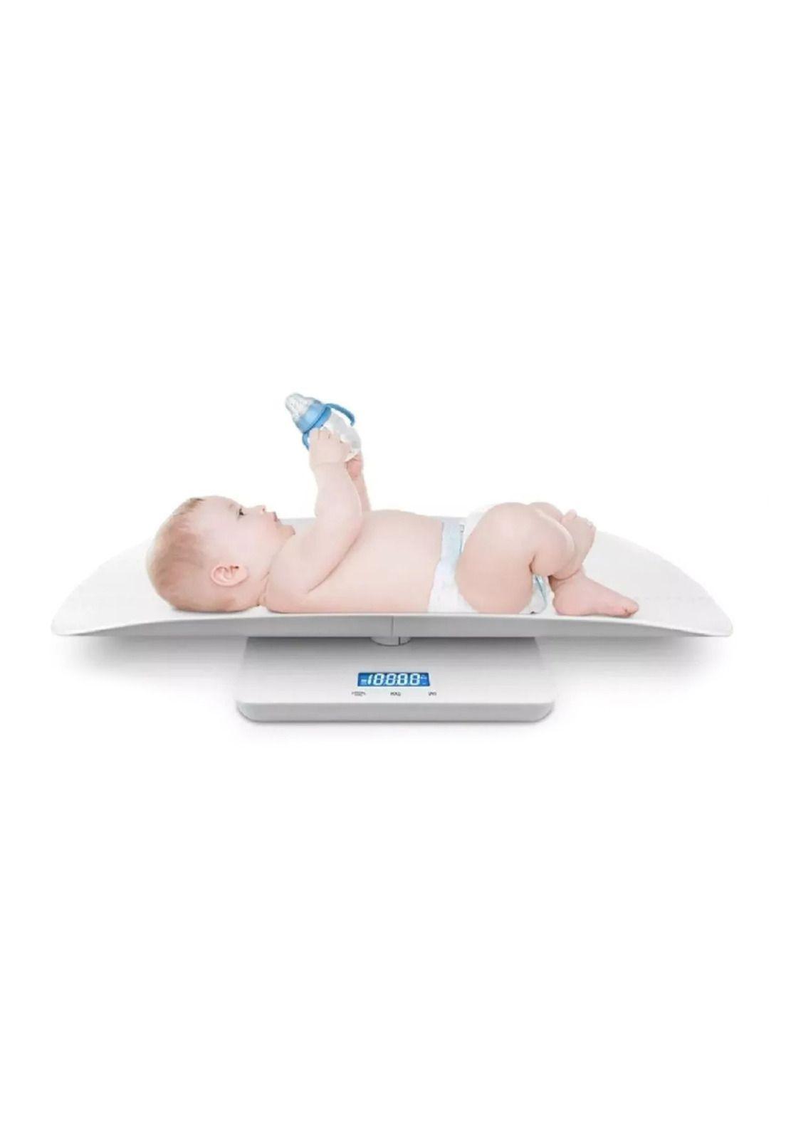 Balanza Inteligente Baño Bebe Digital Blanco-7