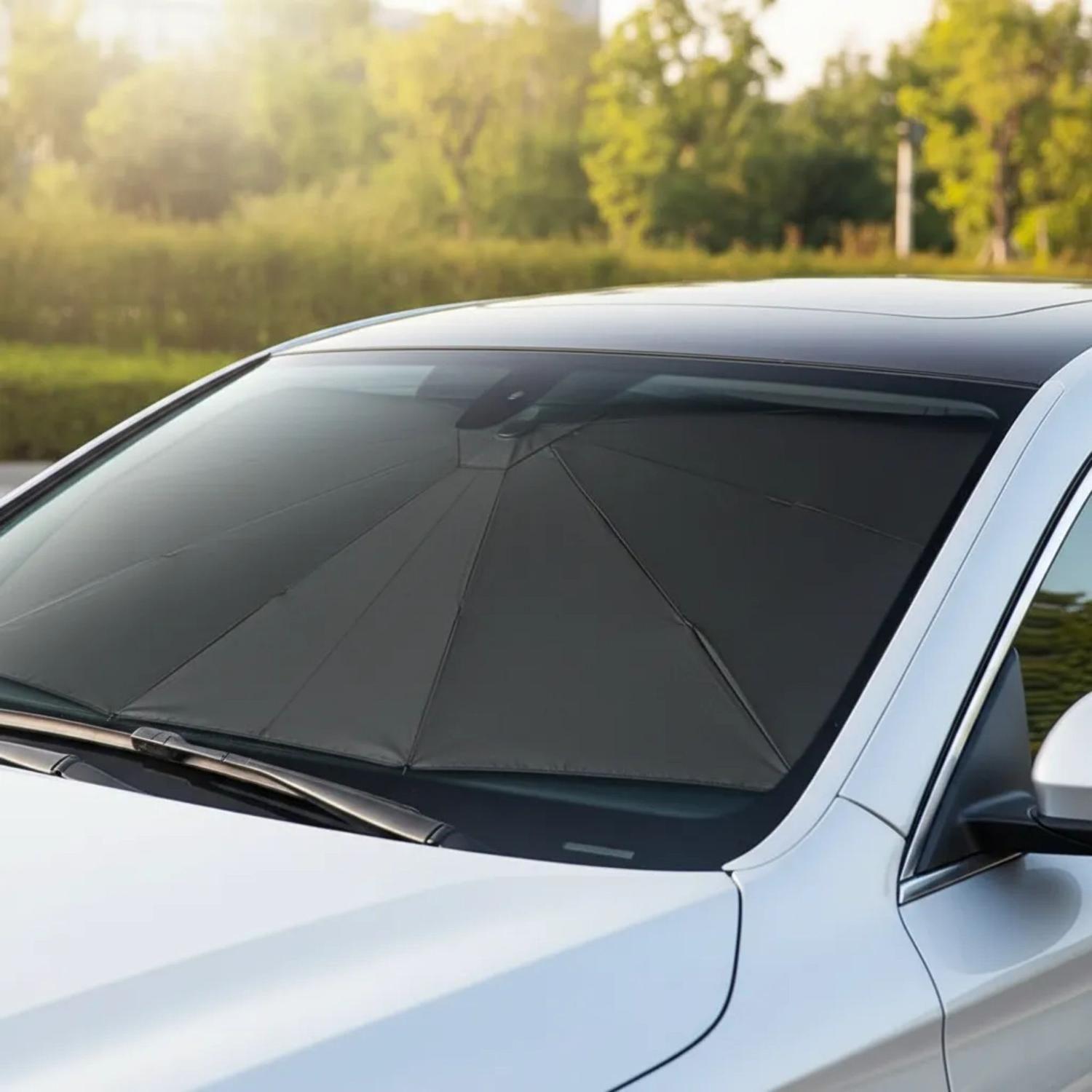 Tapa Sol Sombrilla Auto Camioneta Parabrisa 145x84 CM-4