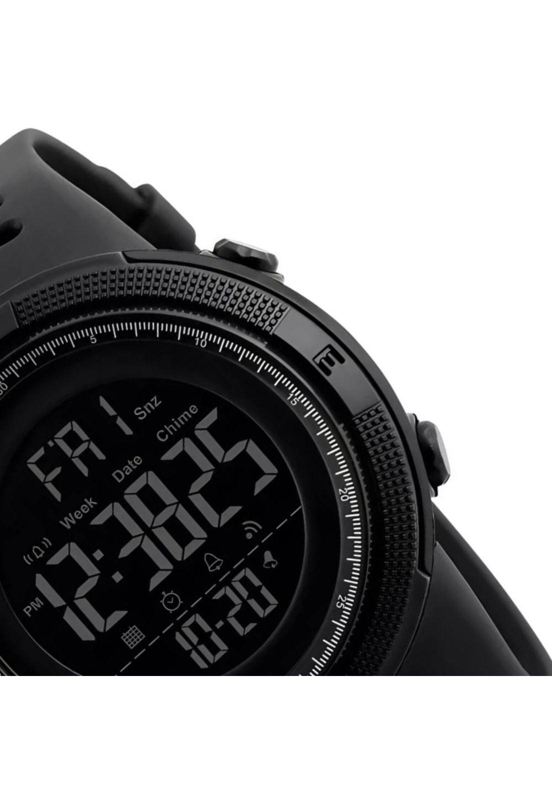 Reloj Digital Deportivo Resistente Al Agua Negro-3