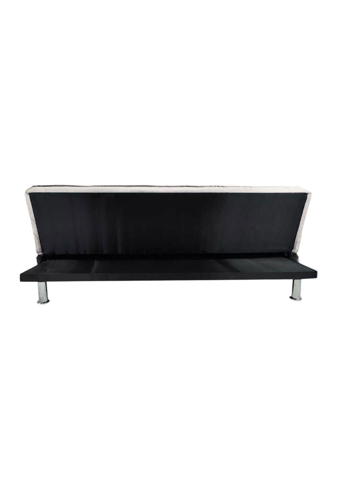 Futón Sofá Cama Ajustable 170x50x40 CM Beige-3