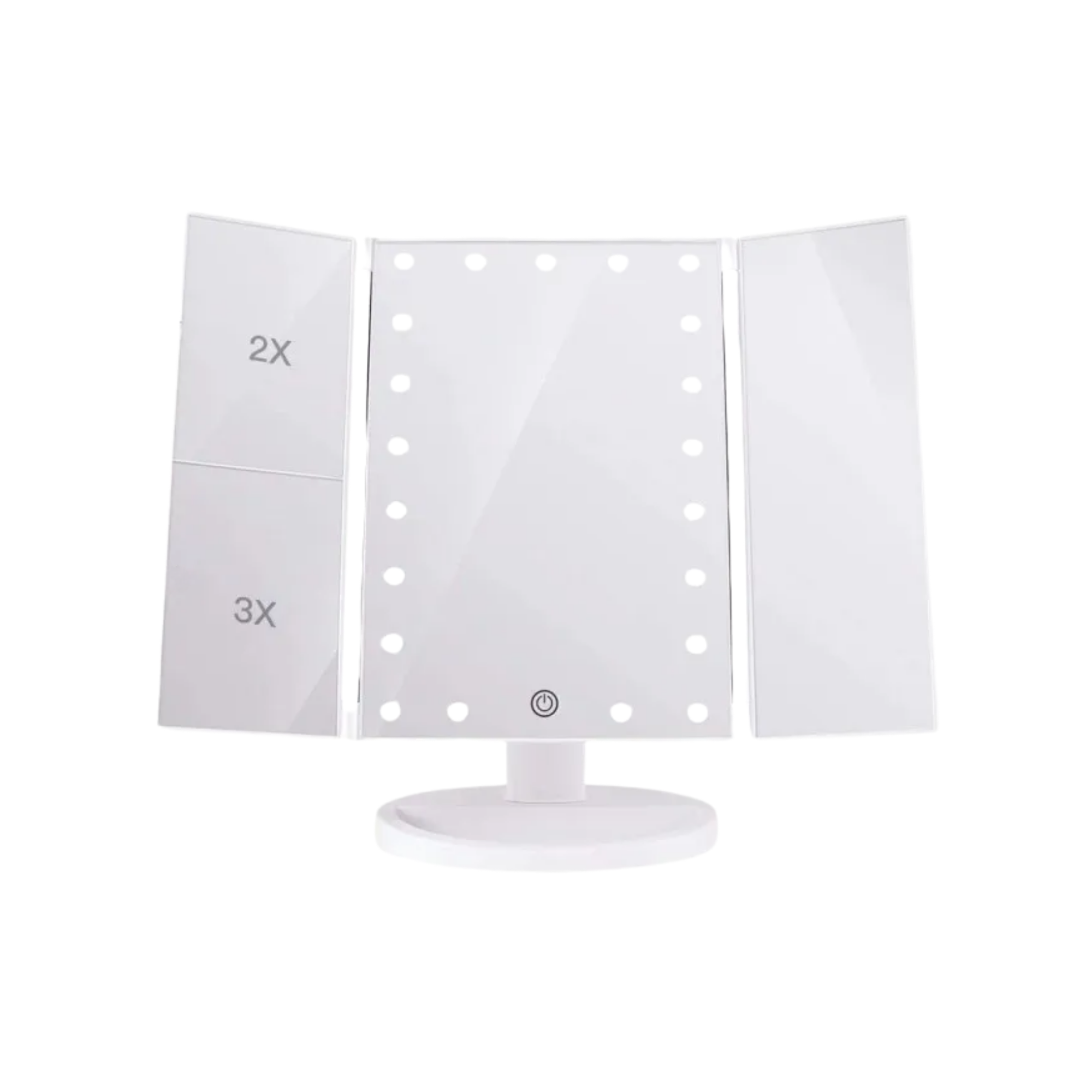 Espejo Maquillaje 22 Luces LED Aumento Giratorio-2