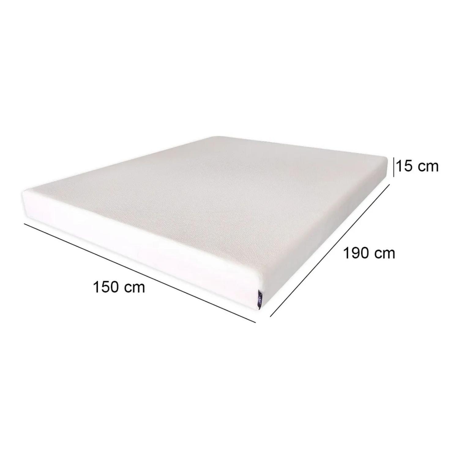Colchón Comprimido 2 Plaza Espuma 150x15x190 CM-2