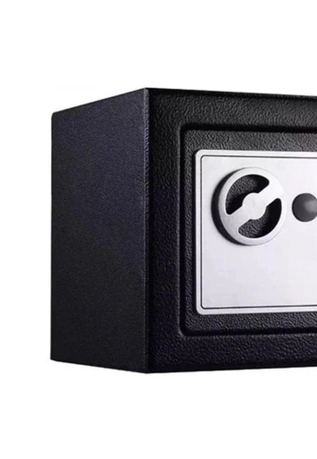 Caja Fuerte Seguridad Digital Acero 23.5x17x17 CM Negro-4