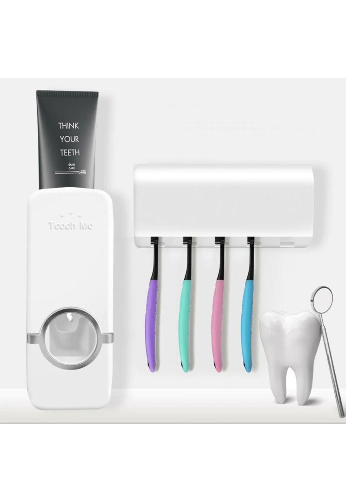 Dispensador Pasta Diente Dental Organizador Cepillos-3