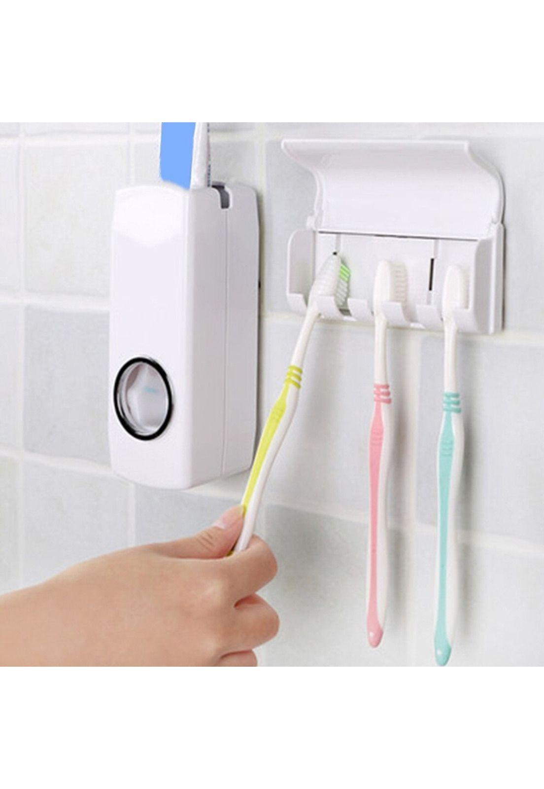Dispensador Pasta Diente Dental Organizador Cepillos-4