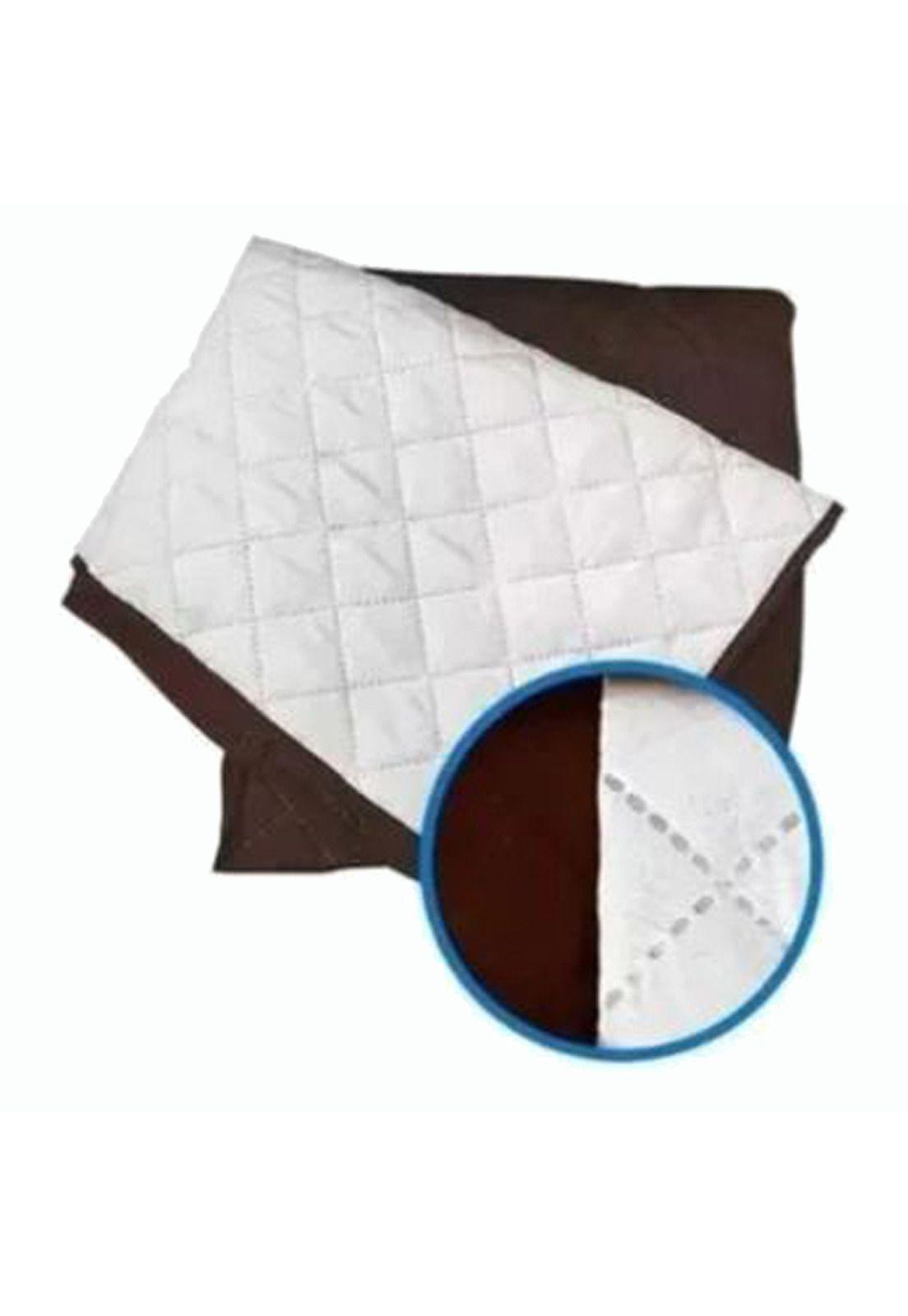 Funda Cobertor Protector Sofá Sillón 3 Cuerpos Café-4