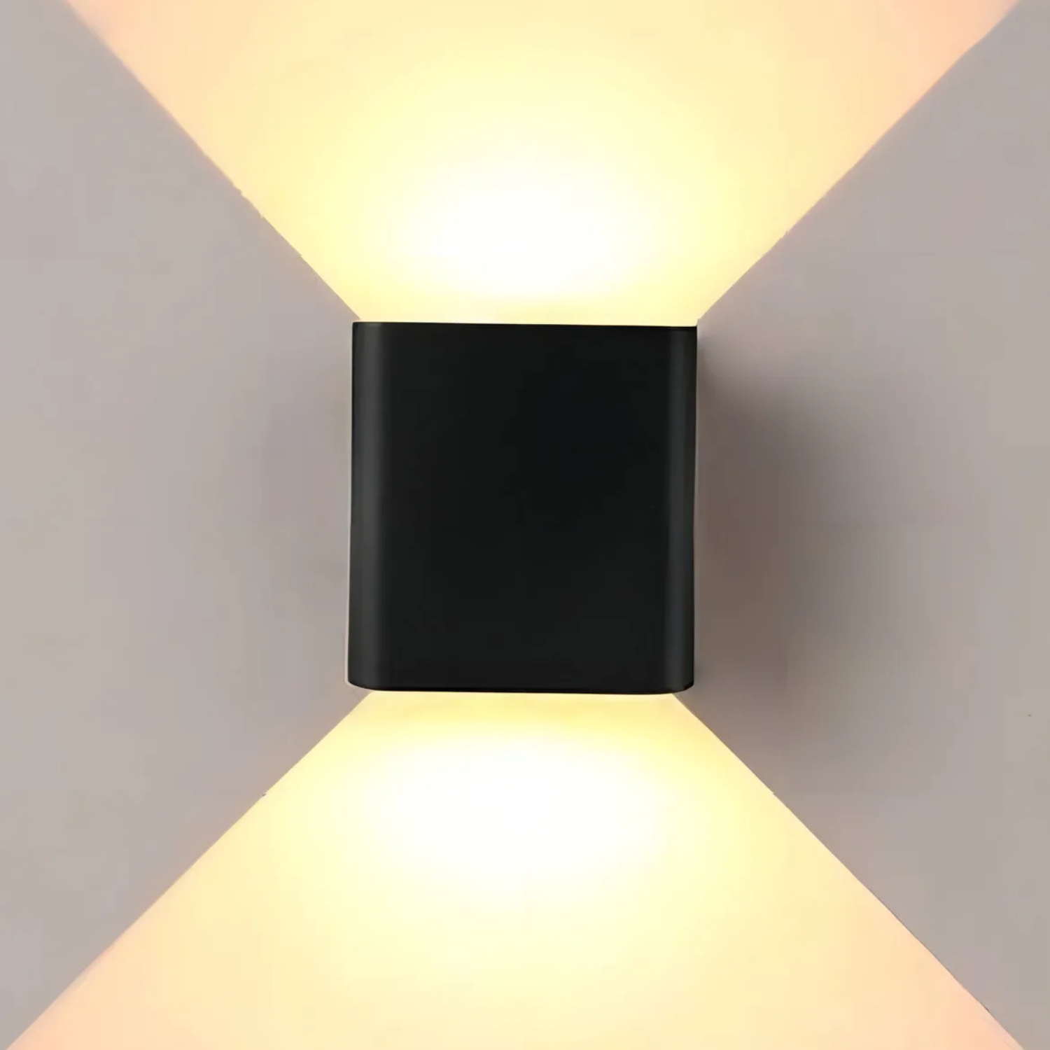 Foco LED Bidireccional Exterior Negro-3