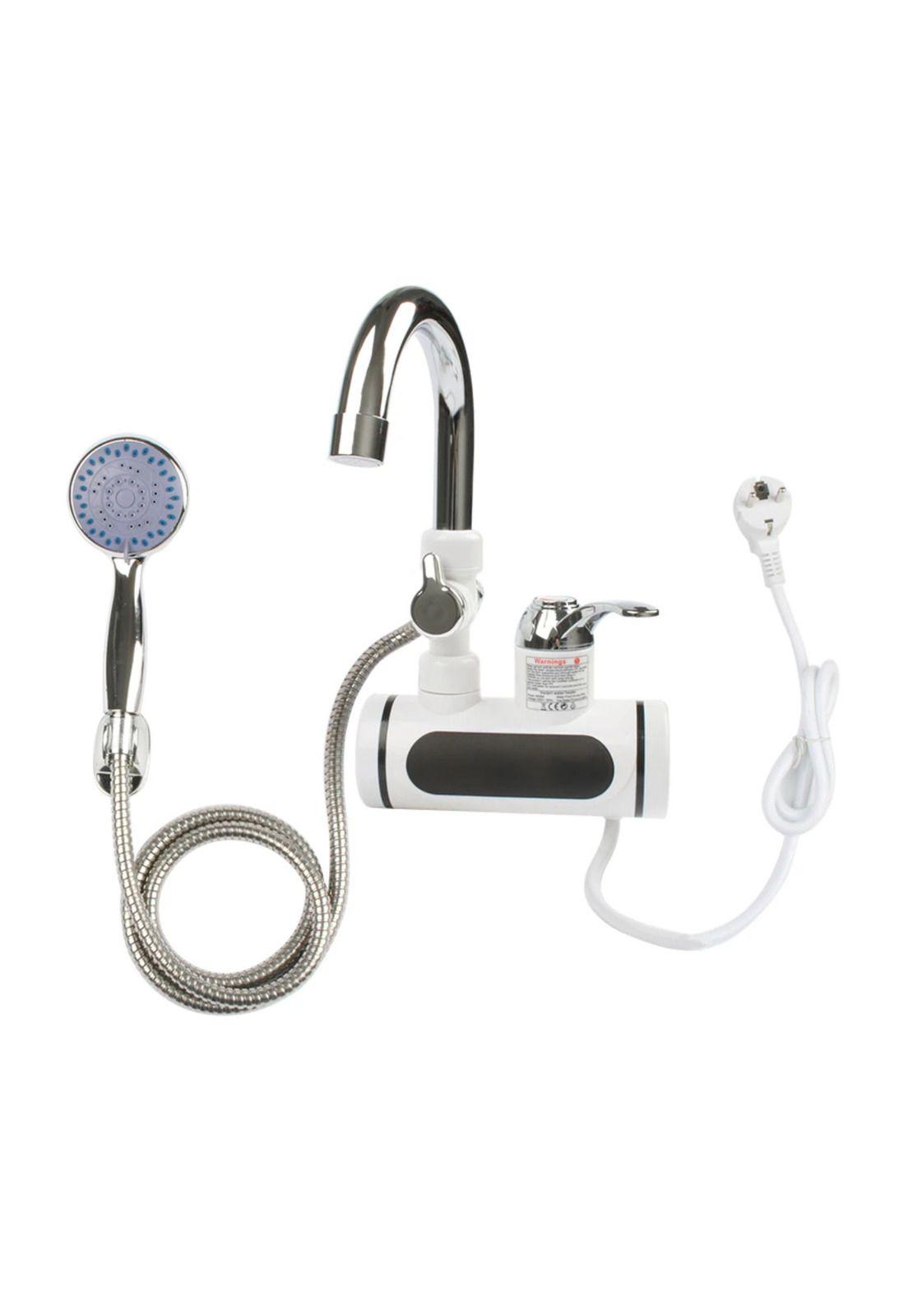 Llave Grifo Calentador Agua Eléctrico Lavaplatos Ducha-0