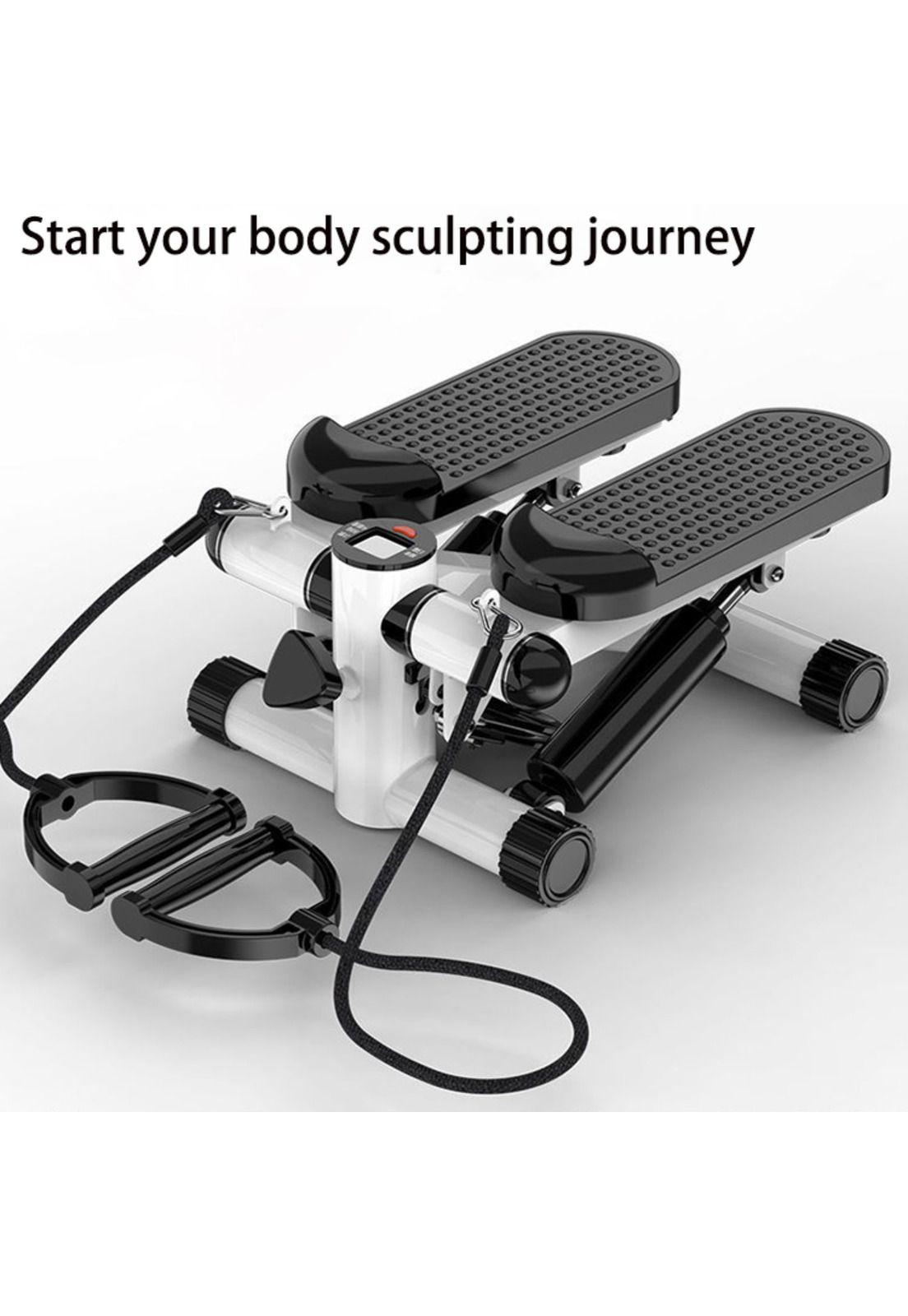 Maquina Gimnasia Fitness Mini Stepper Banda Resistencias-7