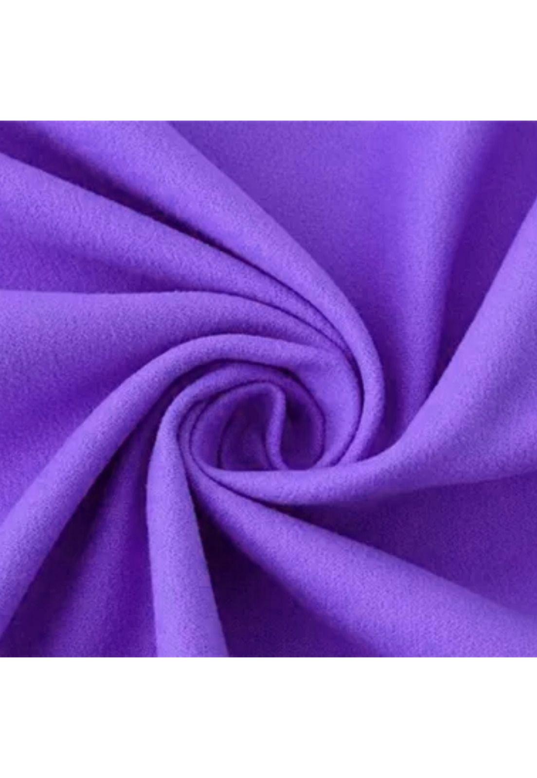 Set 3 Toallas Baño Viaje Microfibra Secado Rápido Violeta-5