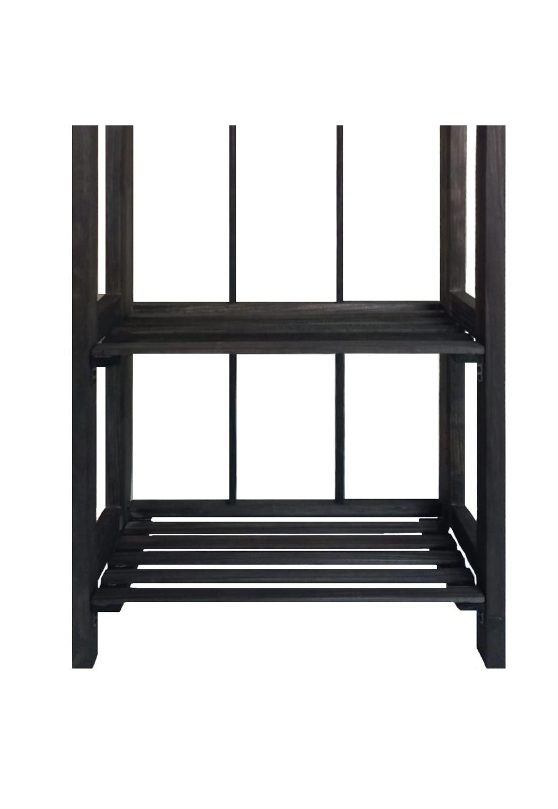 Estante Organizador Madera Librero 3 Niveles 68x30x15 CM Caoba-3