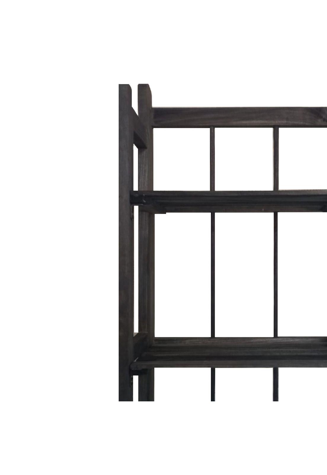 Estante Organizador Madera Librero 3 Niveles 68x30x15 CM Caoba-4