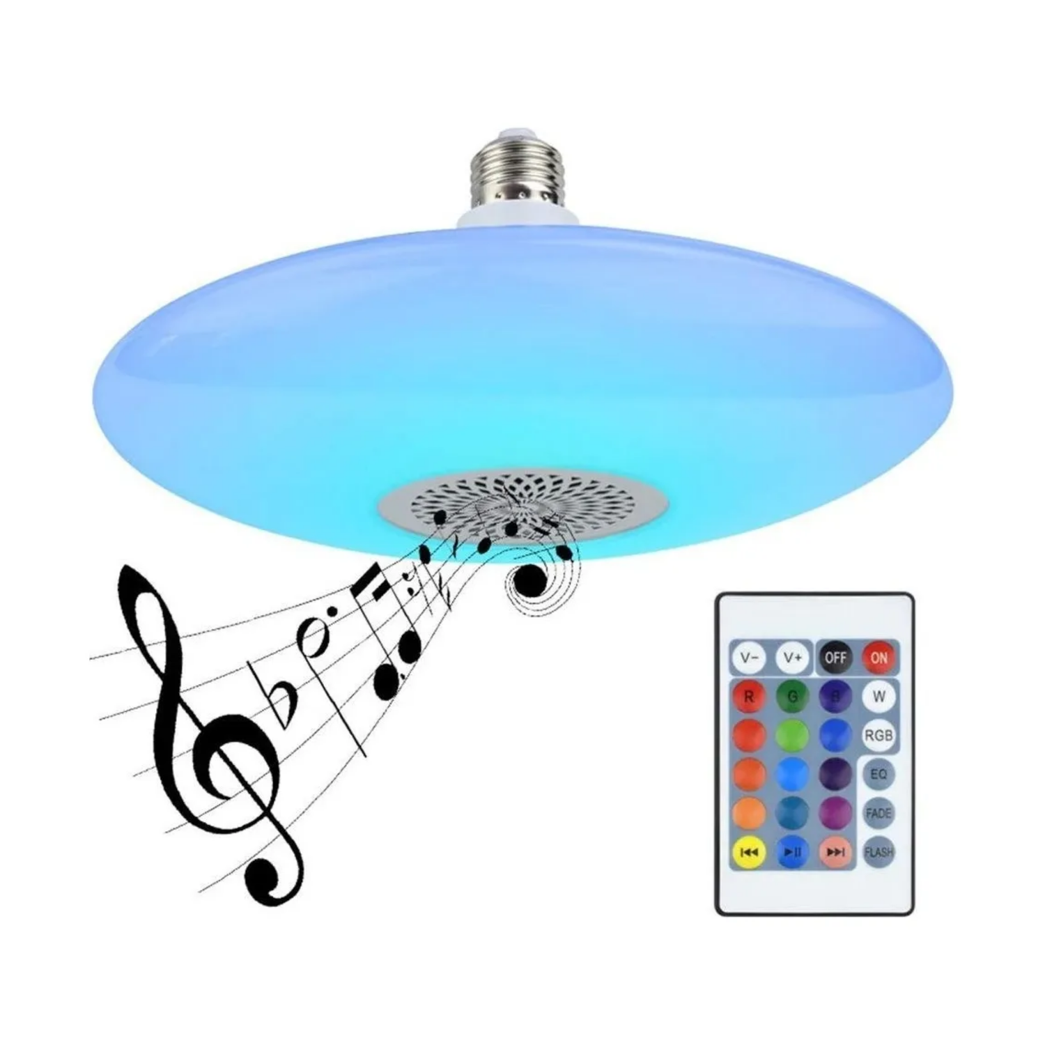 Ampolleta Luz LED Bluetooth Ufo 23 Watt-4