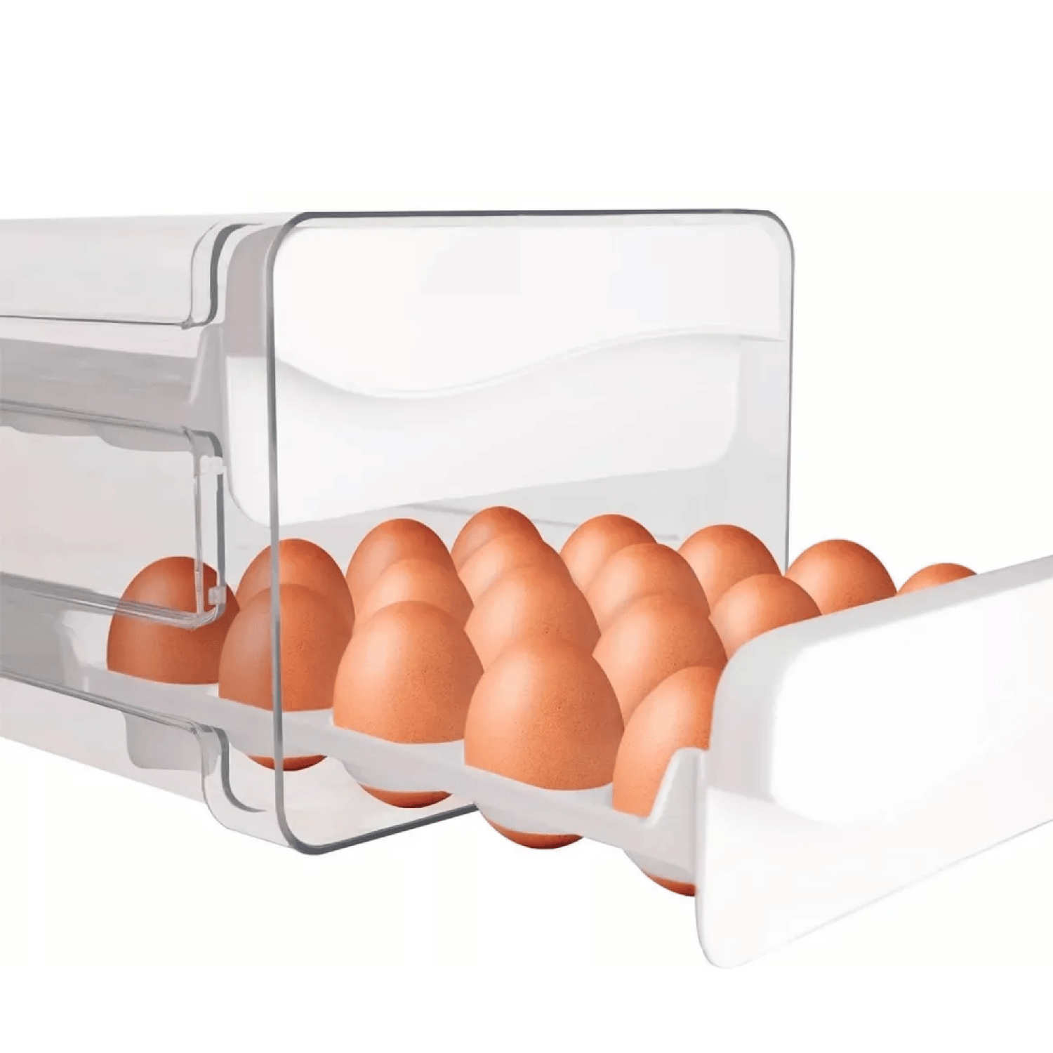 Organizador Porta Huevos 2 Niveles 40 Huevos 27,2x21,9x16,5 CM-3