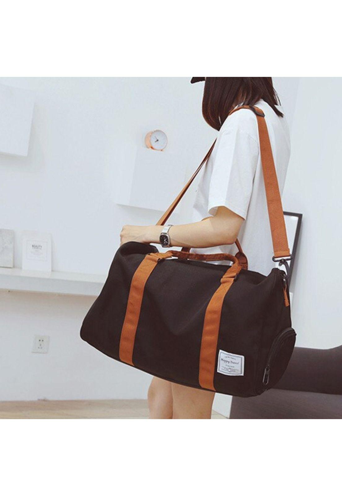 Bolso Viaje Deporte Gimnasia 35 LT Negro-1