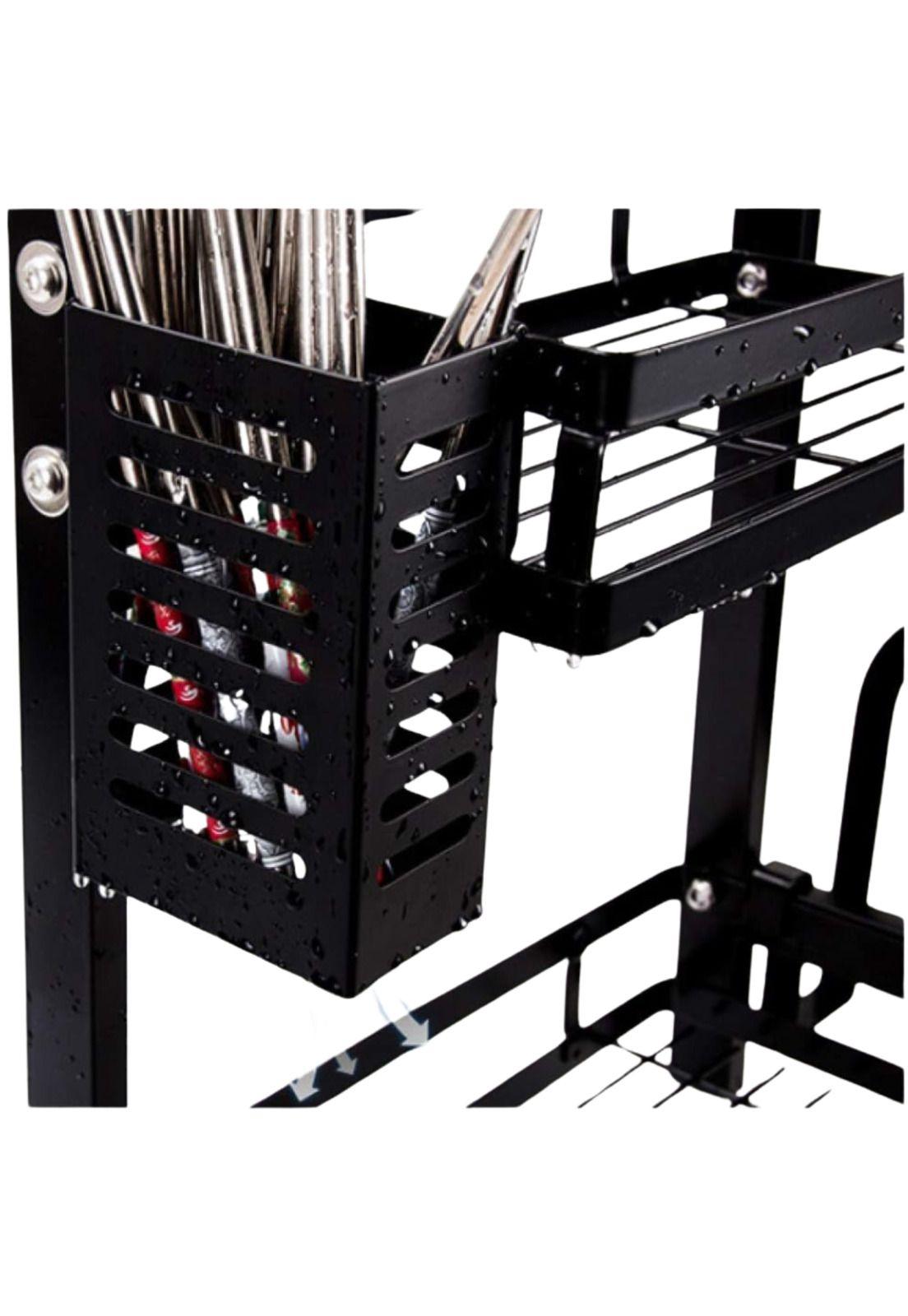 Organizador 3 Niveles Metálico Cocina Negro-3