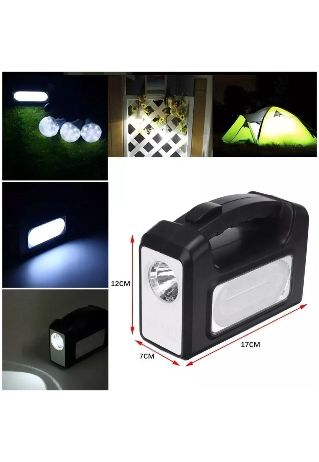 Kit Camping 3 Ampolletas Led Solar 36 Hrs 220 V USB-4
