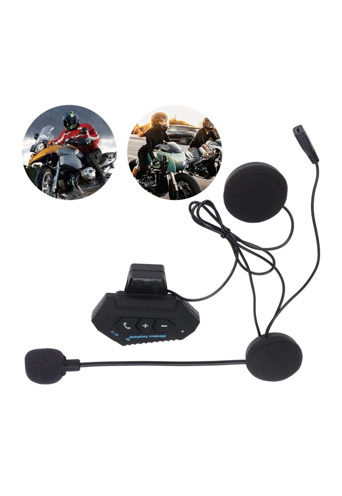 Audífono Casco Moto Auriculares Bluetooth-2