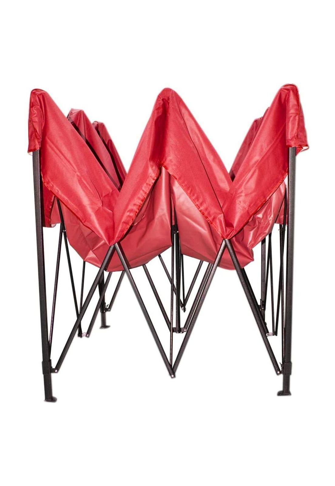 Toldo Carpa Plegable 3x3 MTS Rojo-3