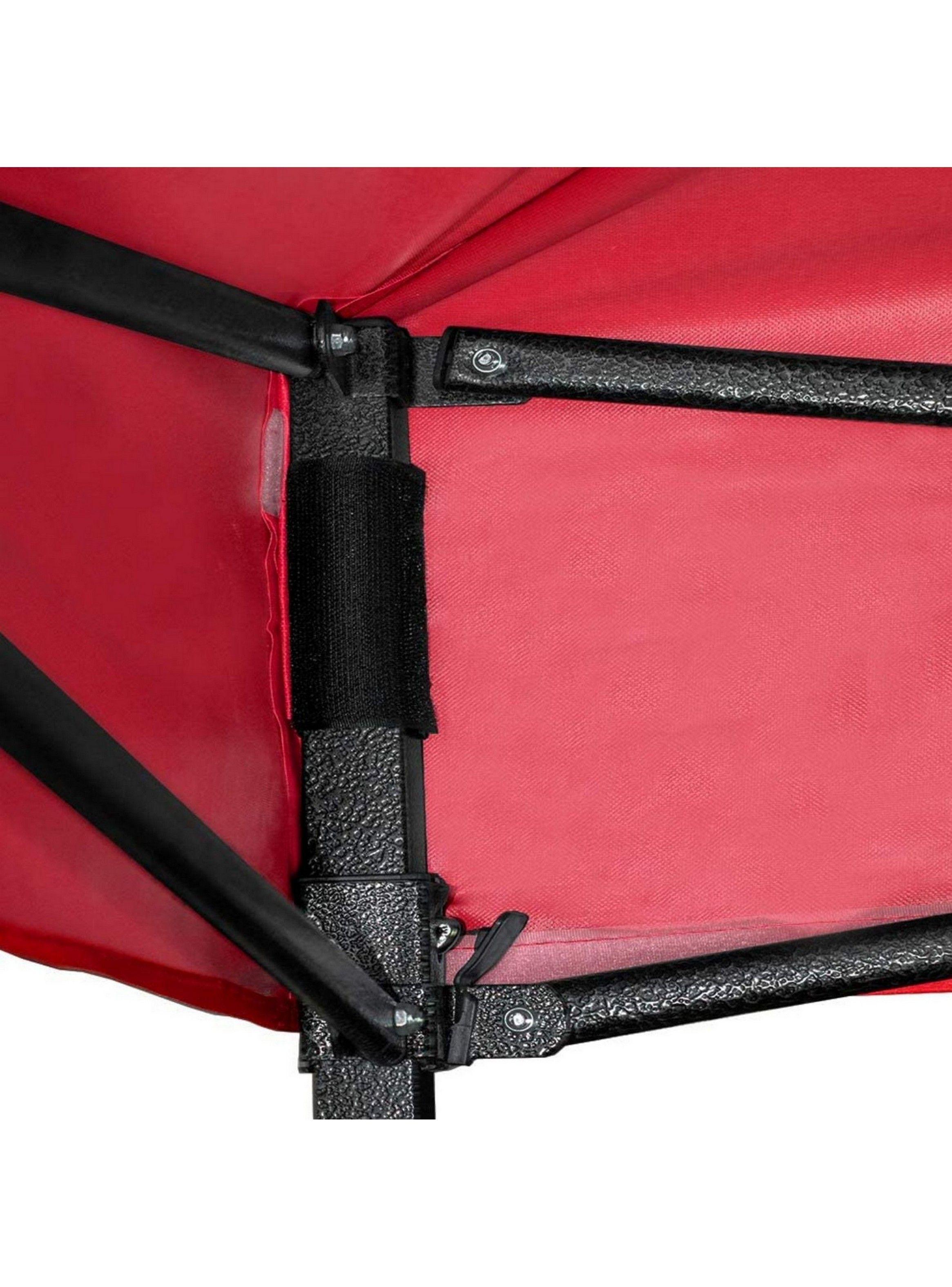 Toldo Carpa Plegable 3x3 MTS Rojo-2