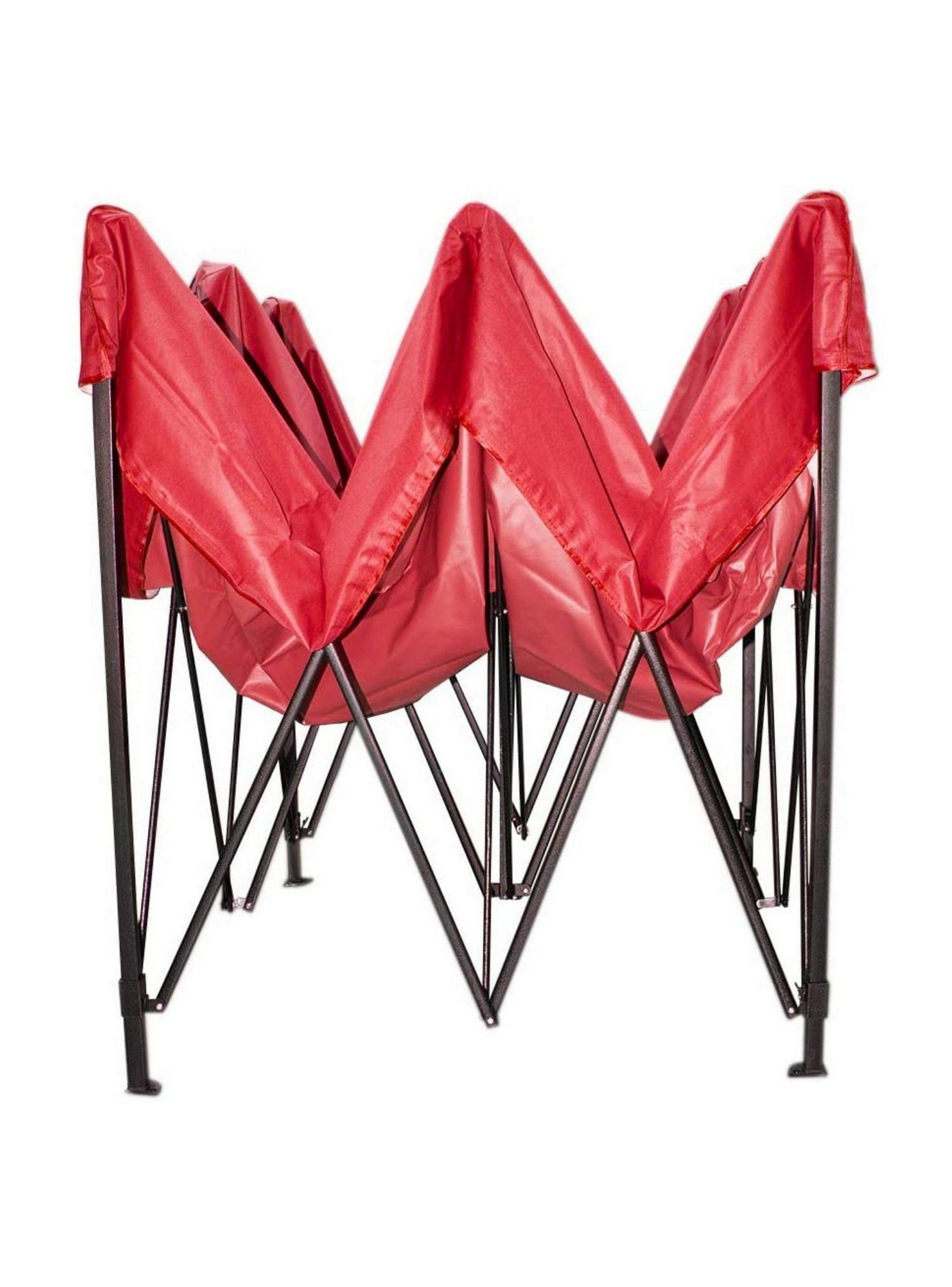 Toldo Carpa Plegable 3x3 MTS Rojo-3