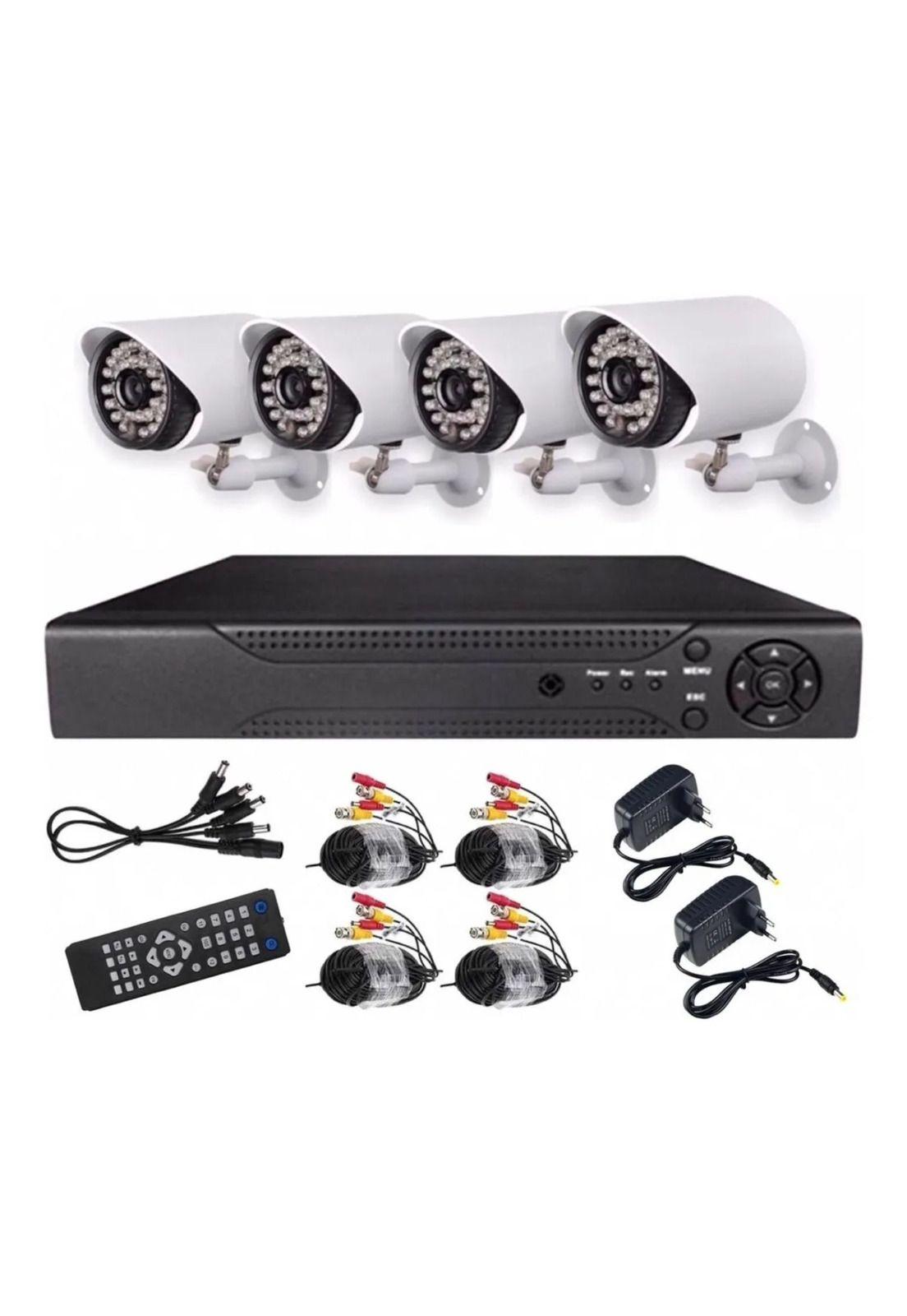 Kit CCTV 4 Cámaras Seguridad DVR 1080p Full HD-2