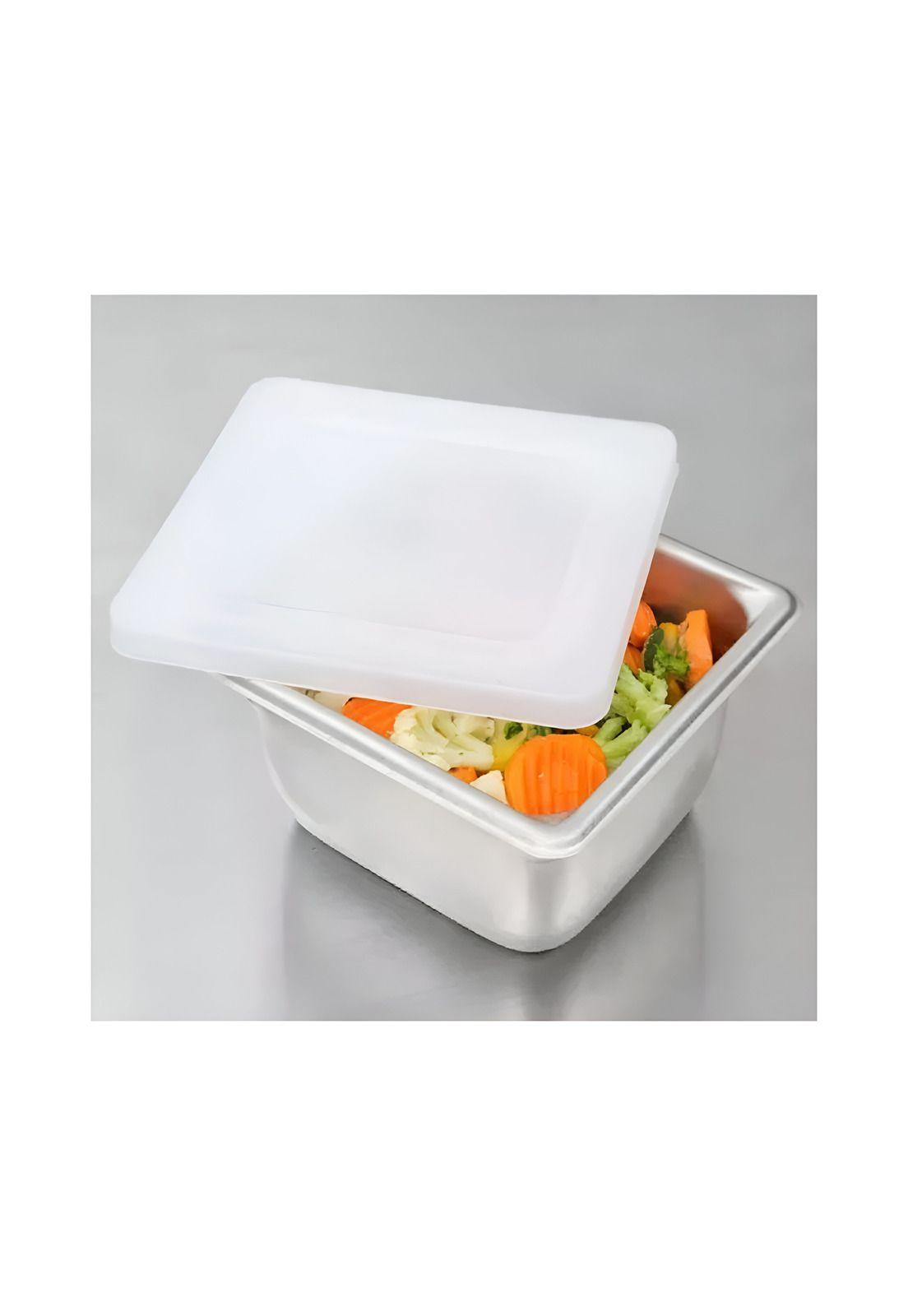 Pack 6 Deposito Gastronómico Acero Tapa 17X26 CM-3