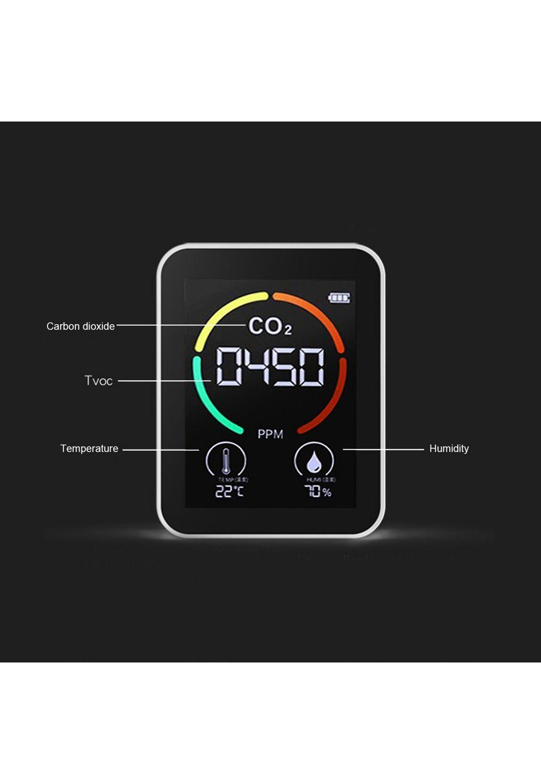 Monitor Calidad Del Aire Co2 Detector Dióxido Carbono USB-4