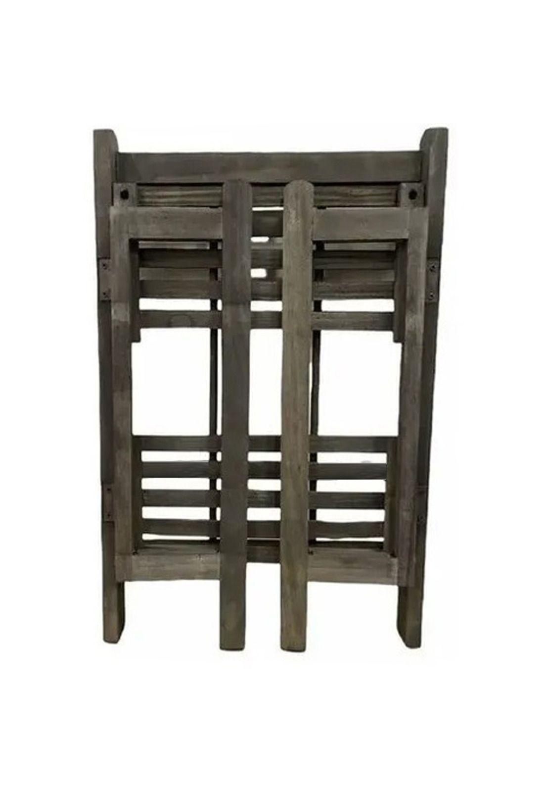 Estante Organizador Madera Librero 2 Niveles 46x31x15 CM Caoba-3