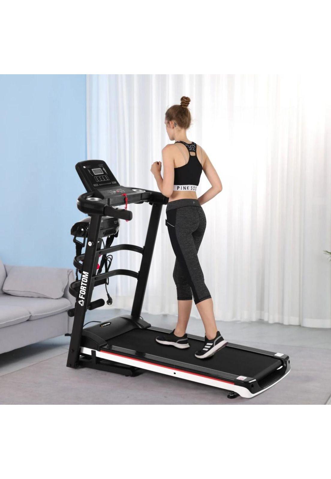 Trotadora Eléctrica Pro 4.0 2 HP Bluetooth + Masajeador 100 KG-4