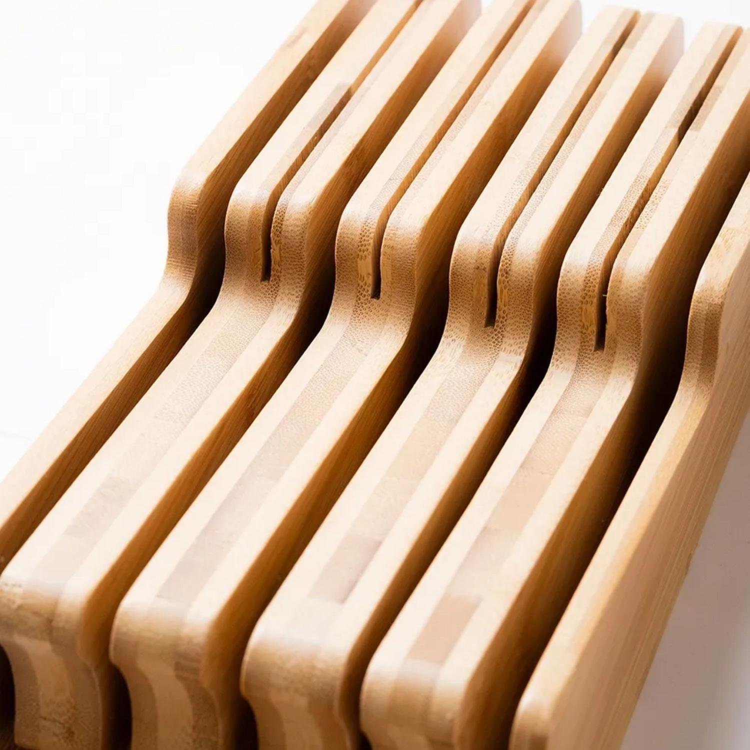 Soporte Organizador 9 Cuchillos 5,8x13x40,3 CM Bambú-4
