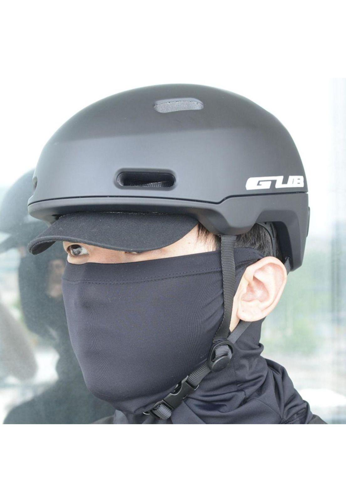 Casco Bicicleta City Visera Profesional M Negro-4