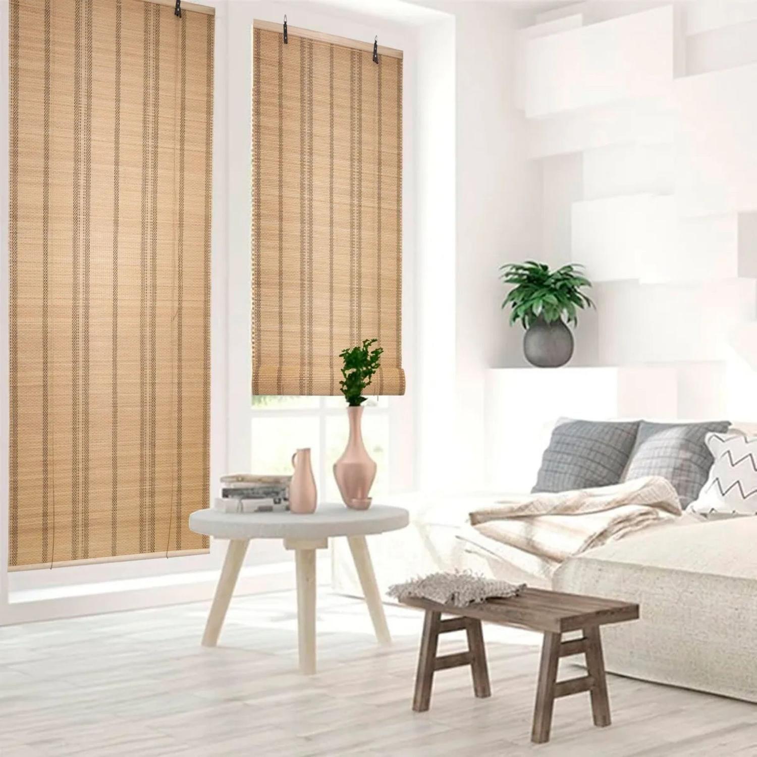 Cortina Beiti Persiana Roller Enrollable 1,2x1,8 MTS Bambú-3